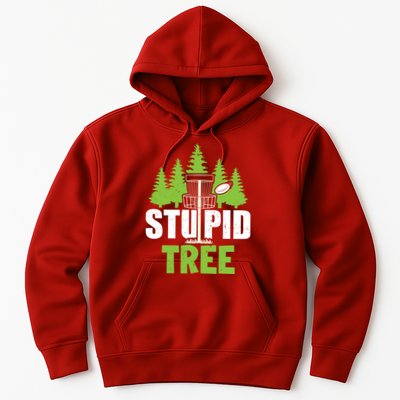 Funny Disc Golf Stupid Tree Hoodie