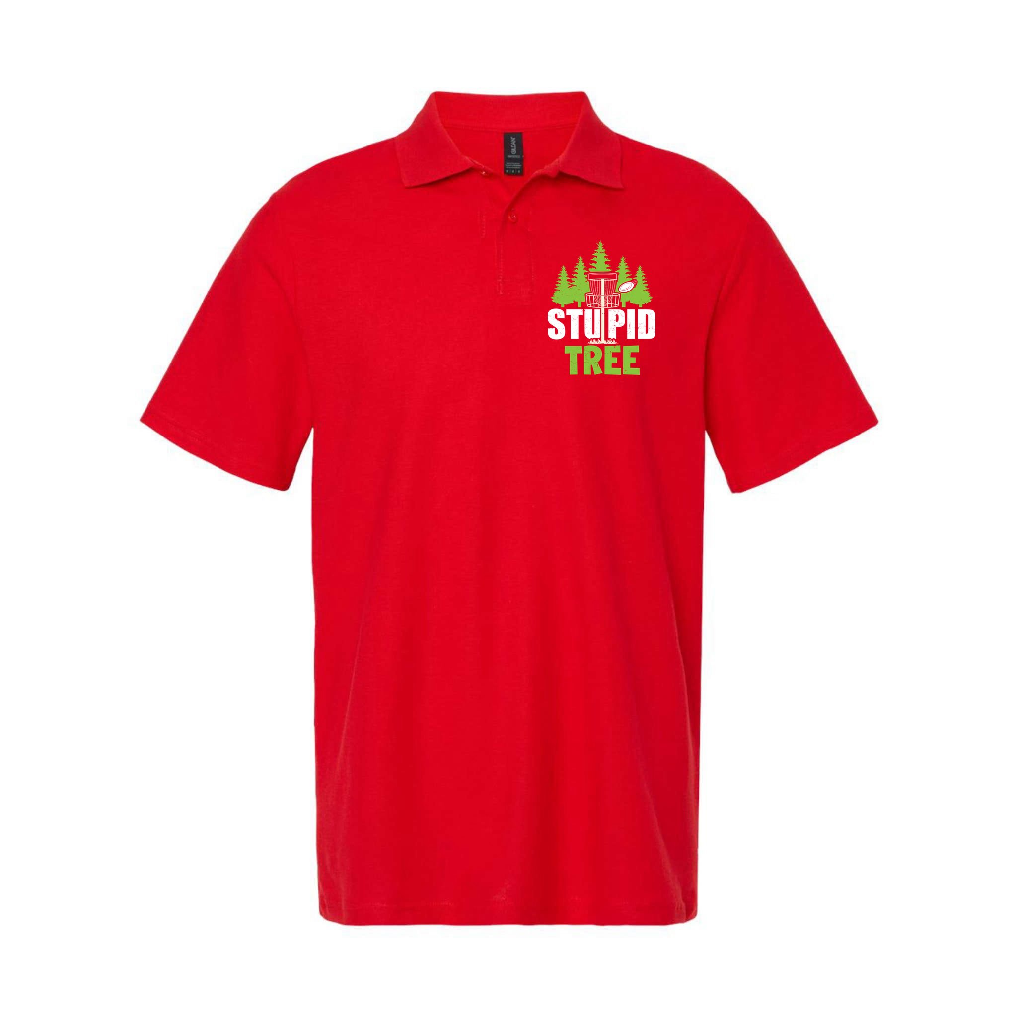 Funny Disc Golf Stupid Tree Polo