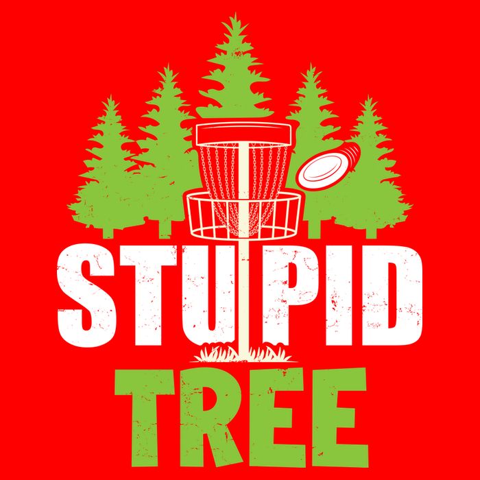 Funny Disc Golf Stupid Tree Polo