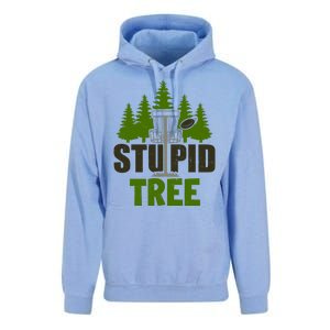 Funny Disc Golf Stupid Tree Unisex Surf Hoodie