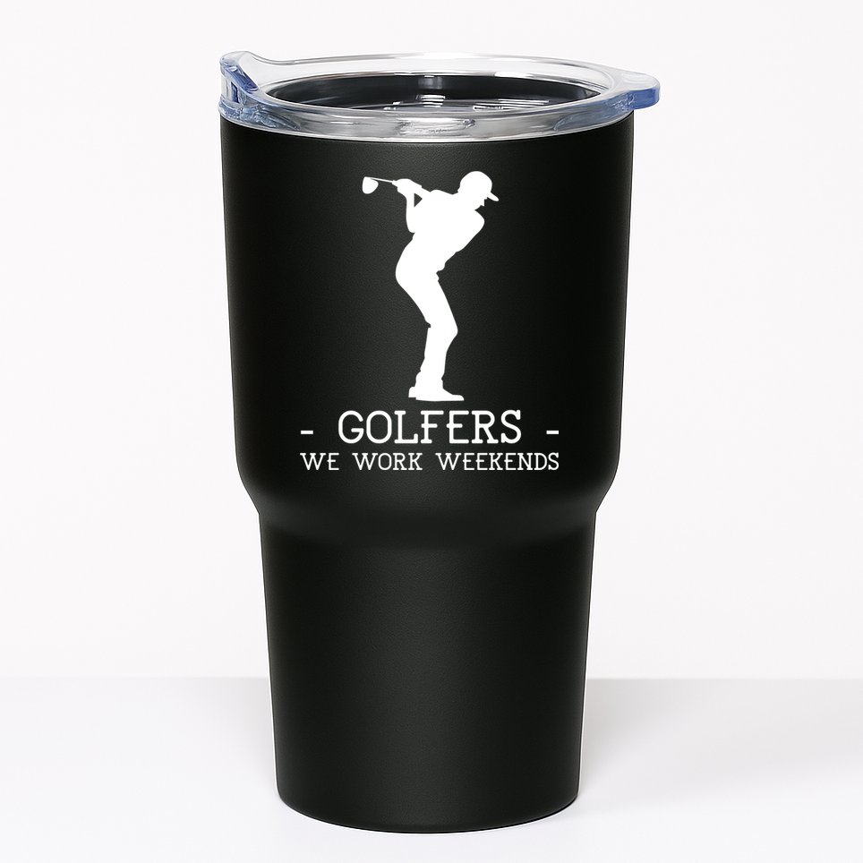 Father's Day Golf Dad Weekends Gift For Dad Tumbler