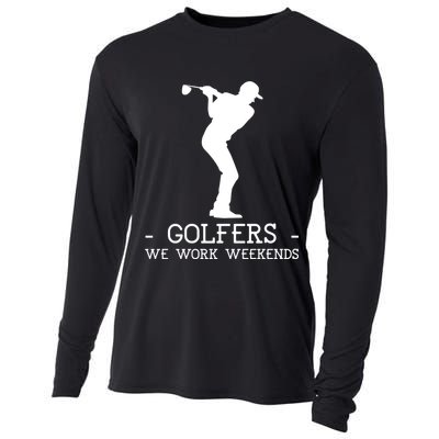Father's Day Golf Dad Weekends Gift For Dad Cooling Performance Long Sleeve Crew