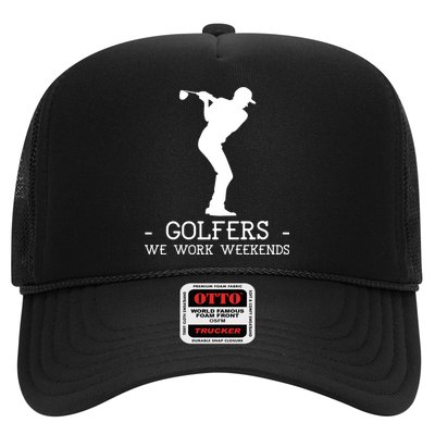 Father's Day Golf Dad Weekends Gift For Dad Trucker Hat