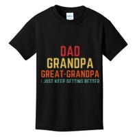 Fathers Day Gift from Grand Dad Grandpa Great Grandpa Kids T-Shirt