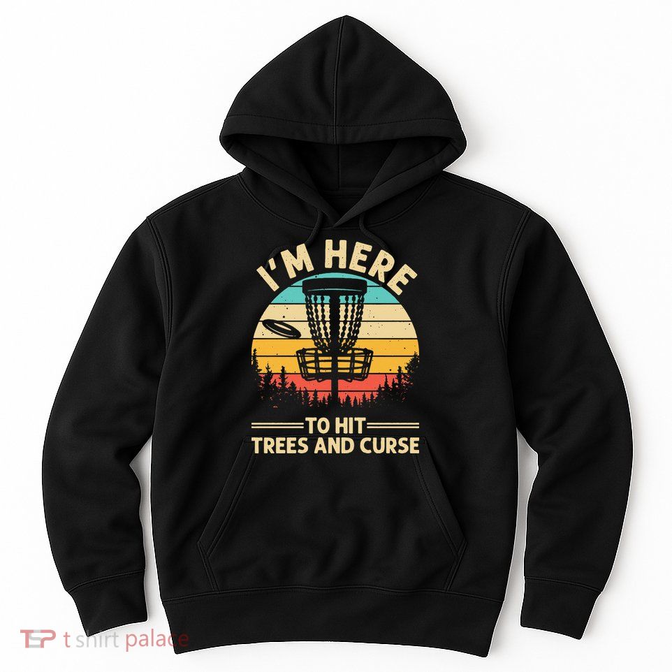 Funny Disc Golf For  Disc Golf Player Trees Sports Hoodie
