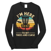 Funny Disc Golf For  Disc Golf Player Trees Sports Long Sleeve Shirt