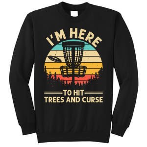 Funny Disc Golf For  Disc Golf Player Trees Sports Sweatshirt