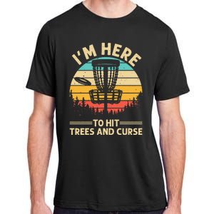 Funny Disc Golf For  Disc Golf Player Trees Sports Adult ChromaSoft Performance T-Shirt