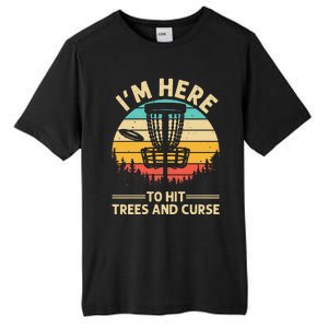 Funny Disc Golf For  Disc Golf Player Trees Sports Tall Fusion ChromaSoft Performance T-Shirt