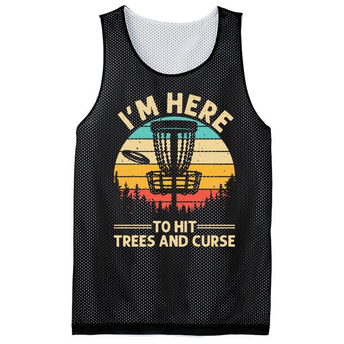 Funny Disc Golf For  Disc Golf Player Trees Sports Mesh Reversible Basketball Jersey Tank