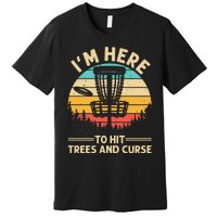 Funny Disc Golf For  Disc Golf Player Trees Sports Premium T-Shirt