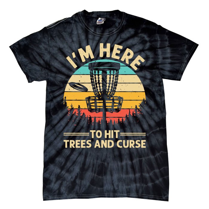 Funny Disc Golf For  Disc Golf Player Trees Sports Tie-Dye T-Shirt