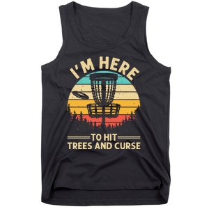 Funny Disc Golf For  Disc Golf Player Trees Sports Tank Top