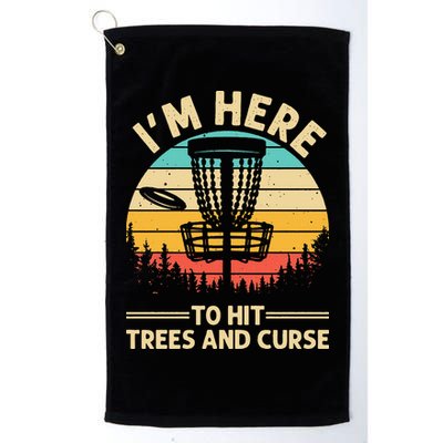 Funny Disc Golf For  Disc Golf Player Trees Sports Golf Towel