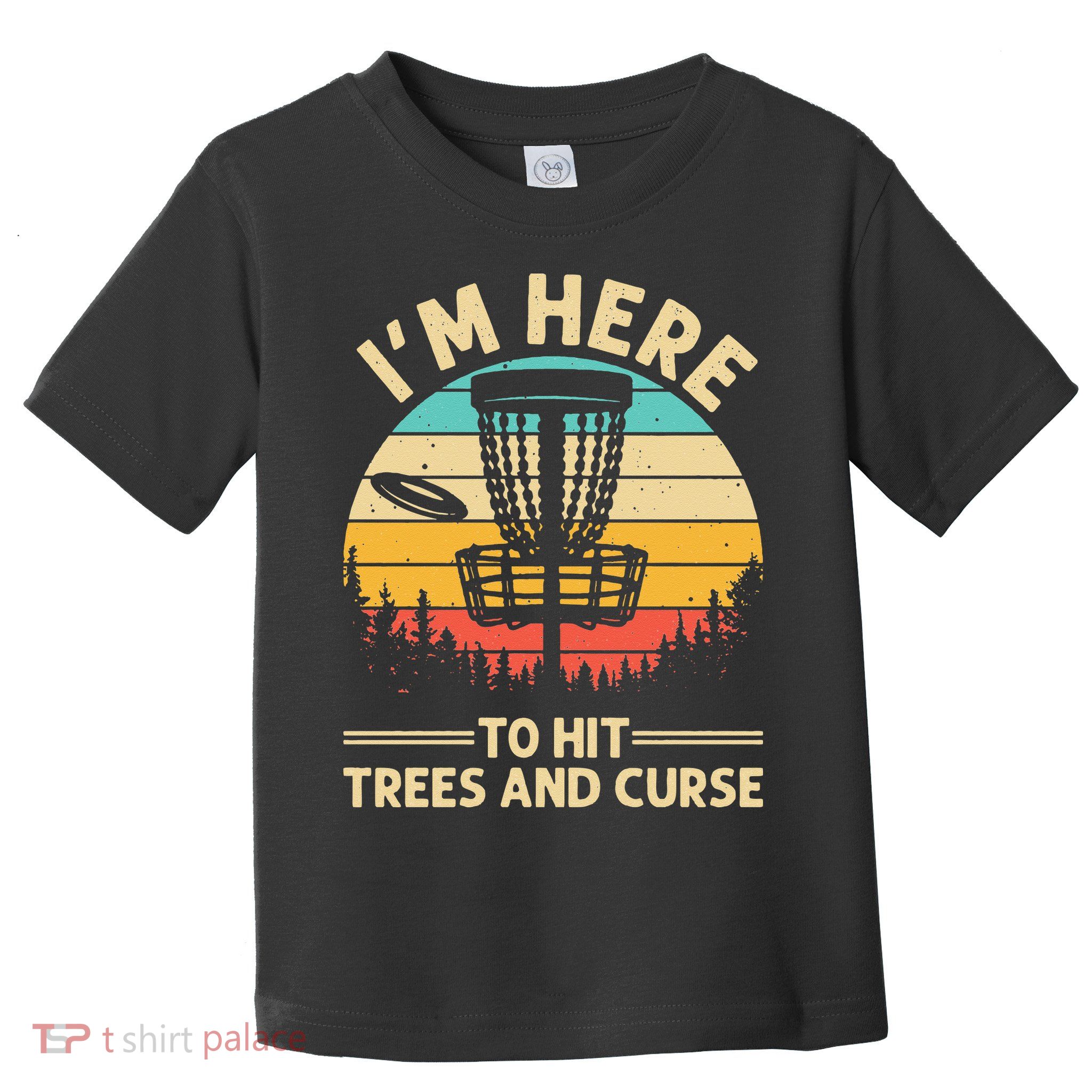 Funny Disc Golf For  Disc Golf Player Trees Sports Toddler T-Shirt