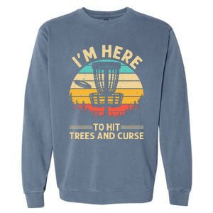 Funny Disc Golf For  Disc Golf Player Trees Sports Garment-Dyed Sweatshirt