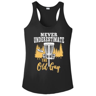 Funny Disc Golf Disc Golfing Frisbee Disc Sport Ladies PosiCharge Competitor Racerback Tank