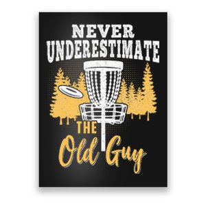 Funny Disc Golf Disc Golfing Frisbee Disc Sport Poster