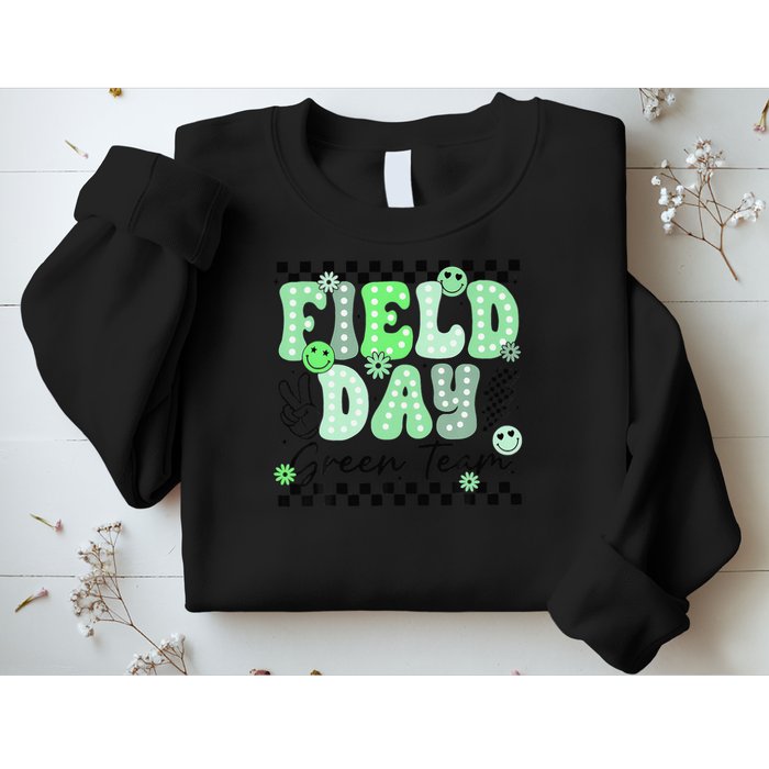 Field Day Green Team Color Field Trip Team Game Competition Sweatshirt