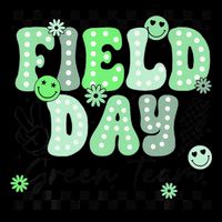 Field Day Green Team Color Field Trip Team Game Competition Sweatshirt