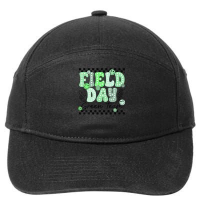 Field Day Green Team Color Field Trip Team Game Competition 7-Panel Snapback Hat