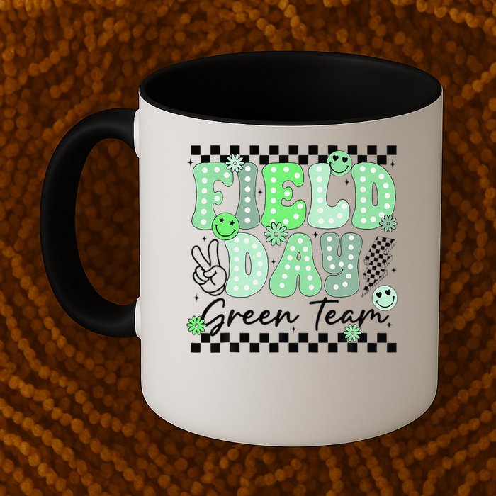 Field Day Green Team Color Field Trip Team Game Competition Mug