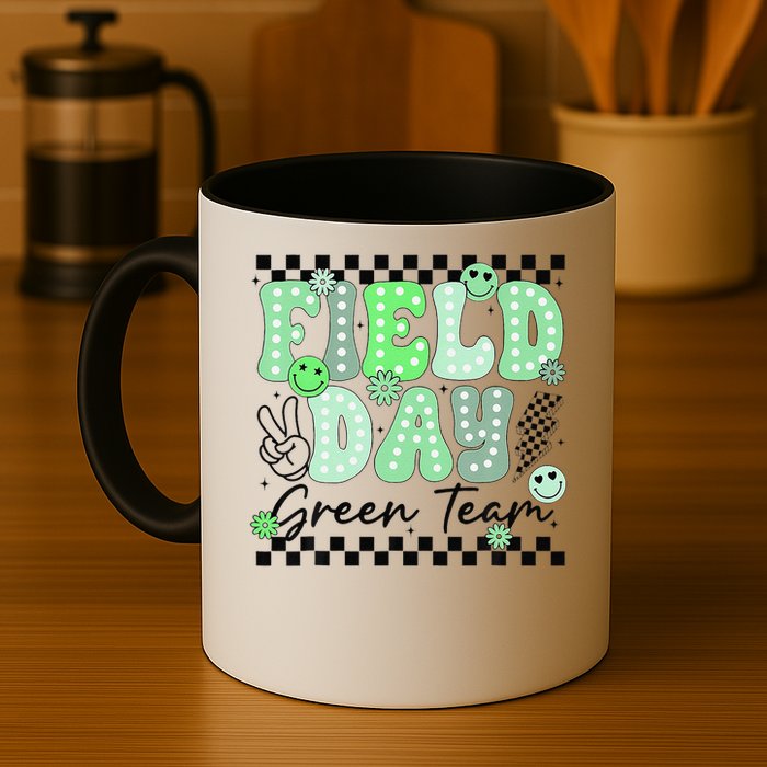 Field Day Green Team Color Field Trip Team Game Competition Mug