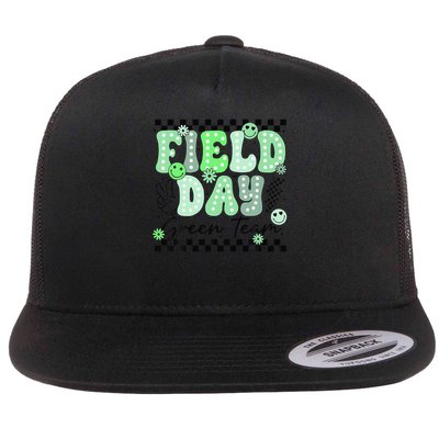Field Day Green Team Color Field Trip Team Game Competition Flatbill Hat