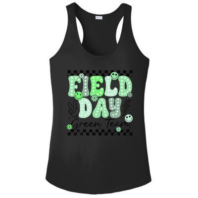 Field Day Green Team Color Field Trip Team Game Competition Ladies PosiCharge Competitor Racerback Tank