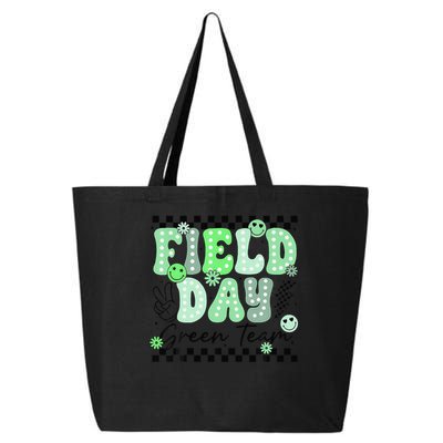 Field Day Green Team Color Field Trip Team Game Competition 25L Jumbo Tote