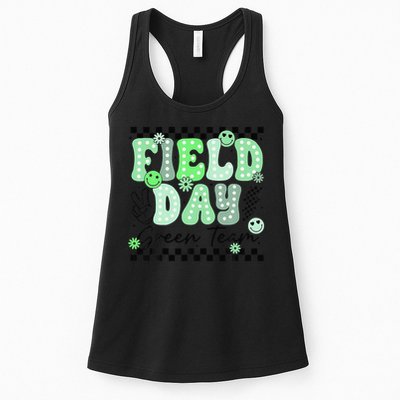 Field Day Green Team Color Field Trip Team Game Competition Womens Tank Top