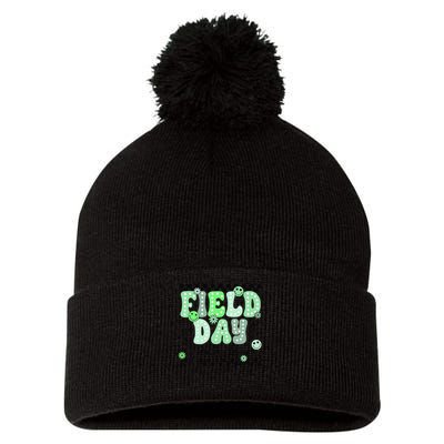 Field Day Green Team Color Field Trip Team Game Competition Pom Pom 12in Knit Beanie