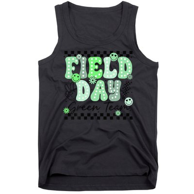 Field Day Green Team Color Field Trip Team Game Competition Tank Top