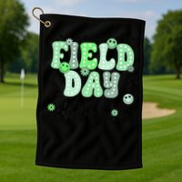Field Day Green Team Color Field Trip Team Game Competition Golf Towel