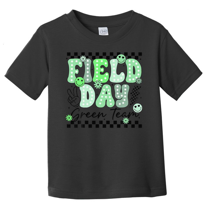 Field Day Green Team Color Field Trip Team Game Competition Toddler T-Shirt