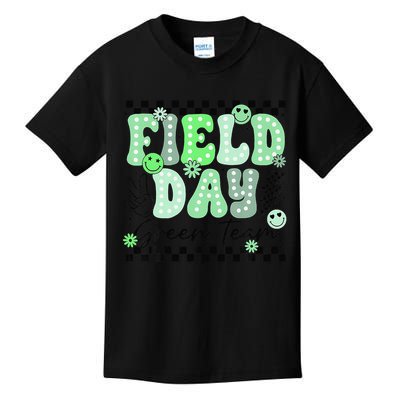 Field Day Green Team Color Field Trip Team Game Competition Kids T-Shirt