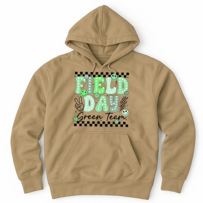 Field Day Green Team Color Field Trip Team Game Competition Hoodie