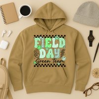 Field Day Green Team Color Field Trip Team Game Competition Hoodie