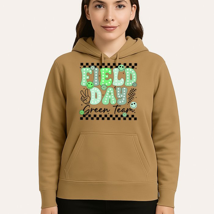 Field Day Green Team Color Field Trip Team Game Competition Hoodie