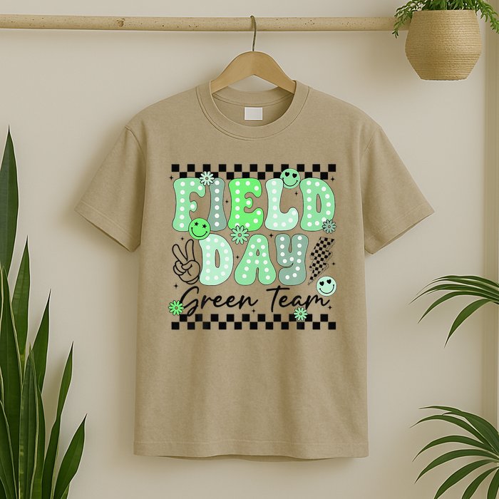 Field Day Green Team Color Field Trip Team Game Competition T-Shirt