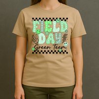 Field Day Green Team Color Field Trip Team Game Competition T-Shirt