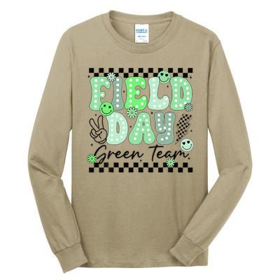 Field Day Green Team Color Field Trip Team Game Competition Tall Long Sleeve T-Shirt