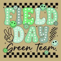 Field Day Green Team Color Field Trip Team Game Competition Magnet