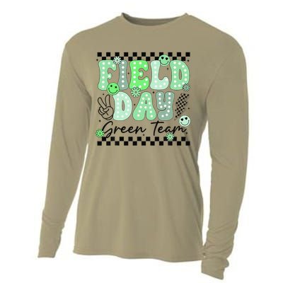 Field Day Green Team Color Field Trip Team Game Competition Cooling Performance Long Sleeve Crew