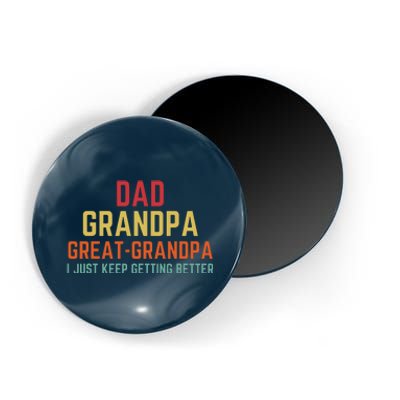 Fathers Day Gift From Grandkids Dad Grandpa Great Grandpa Magnet