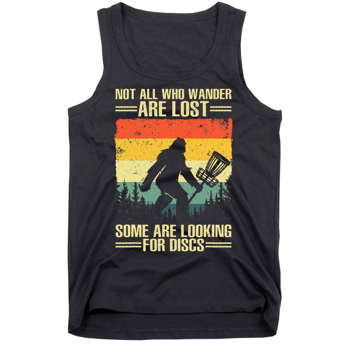 Funny Disc Golf Art For Women Disc Golf Player Tank Top