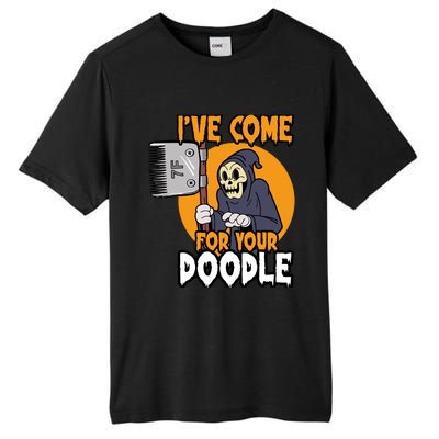 Funny Dog Groomer Reaper Brush Your Dog Grooming Halloween Tall Fusion ChromaSoft Performance T-Shirt