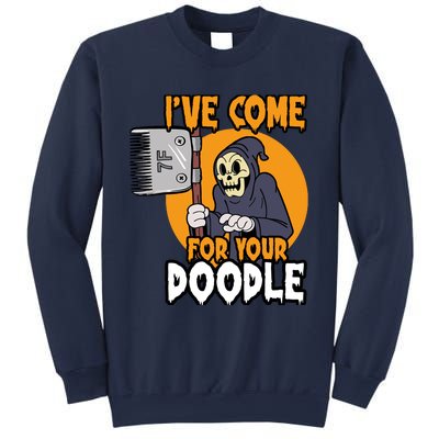 Funny Dog Groomer Reaper Brush Your Dog Grooming Halloween Sweatshirt