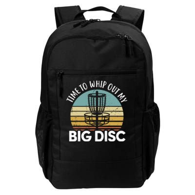 Funny Disc Golf Art For Men Women Flying Disc Sport Players Daily Commute Backpack