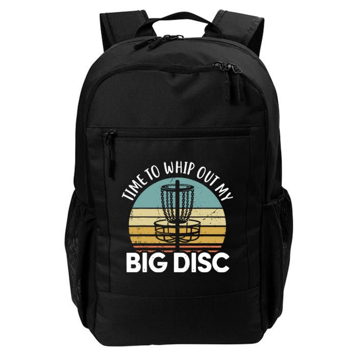 Funny Disc Golf Art For Men Women Flying Disc Sport Players Daily Commute Backpack